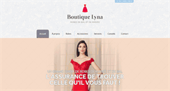 Desktop Screenshot of boutiquelyna.com