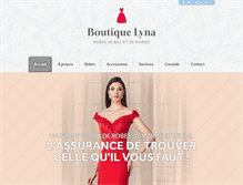 Tablet Screenshot of boutiquelyna.com